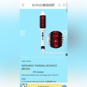 BondiBoost - Infrared Thermal Bounce Brush